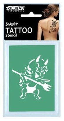 Imagens de Stencil Spray Tatto - Stencil 44